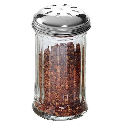 American Metalcraft GLA317 12 oz Glass Spice Shaker w/Lid
