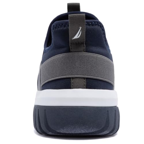 Image of Nautica Men's Slip-On Sneakers - Casual Fashion Shoes for Walking, in Medium & Wide Widths