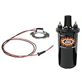 Pertronix 1244A 40511 Ignitor and Flame-Thrower 40,000 Volts 3.0 Ohm Coil Kit for Ford 4 Cylinder