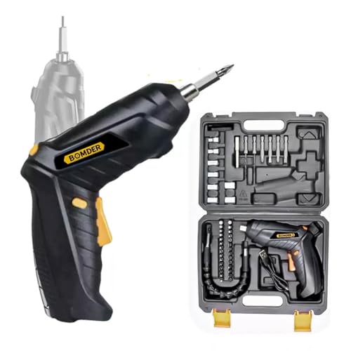 Kit Parafusadeira Elétrica Sem Fio 47 Pcs Chaves Fenda Philips Mini Parafusadeira Recarregável Bivol
