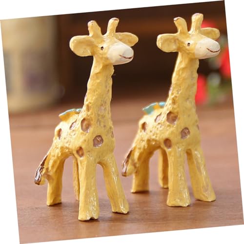 Statues de girafe en résine faites à la main pour décoration chic - 6