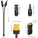 Xiatiaosann Solaranschluss auf XT60-Buchsenadapterkabel, 12 AWG Solarpanel-Ladekabel, Solarpanel-Kabel für tragbares Kraftwerk, Solarpanel, Solargenerator (1 Meter)