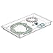 iDesign - 38480 Clarity Plastic Vanity Tray, Non-Slip Guest Towel Board for Bathroom, Kitchen, Office, Craft Room, Countertops, 12