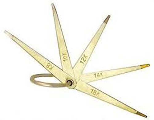 JSP®Gold Test Needles Set of 5 8kt 10kt 12kt 14kt 18kt