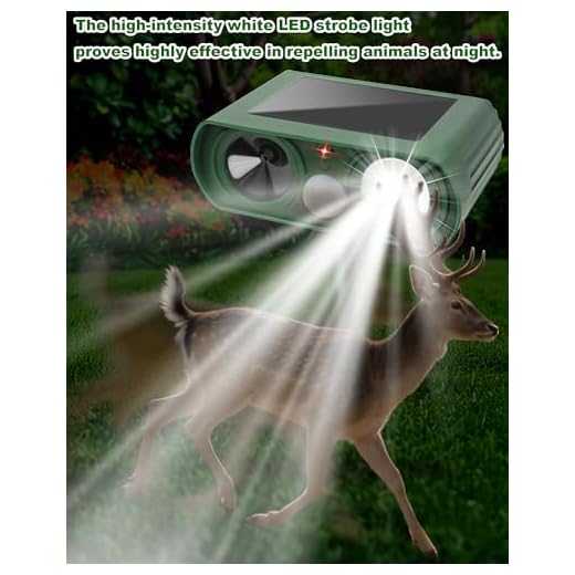 Solar-Powered Ultrasonic Animal Repellent Devices