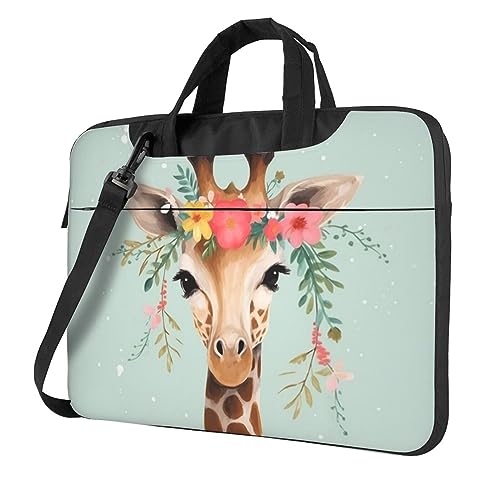 Sac ordinateur girafe floral pour exprimer votre vraie nature