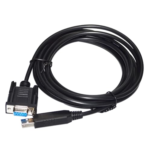 RIKYJIC FT232RL Chip USB to DB9 9-Hole Female for PROFACE Screen to PC RS232 Serial Communication Cable Program Download Cable Data Cable(1.8 Meters)