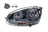 Johns, Faro delantero de xenón apto para VW Golf V 1K 5M 10/2003-05/09 D2S H7 izquierda + faros antiniebla + bombilla