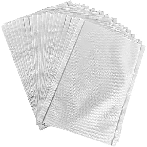 CHUANGRONG-US 100 Pieces Large Quick Water Soluble Baits Bags PVA Fishing Mesh Dissolve RefillBait Bag for Solid Bait Tackle Throwing Tool(4.76x6.3 inch) Cover