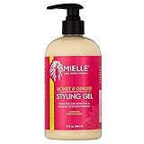 Mielle Organics Honey & Ginger Styling Gel, Curl Definition and Moisture Retention, 13 Ounces