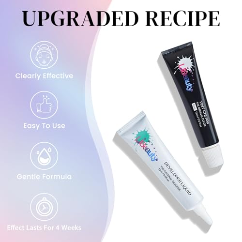 15ml Tinte Pestañas Negro, Libeauty Tinte Cejas, Tinte Pestañas Y Cejas, Tinte para Cejas, Gran Capacidad, Efecto Estándar Natural, para Uso Doméstico Y de Salón - imagen 4