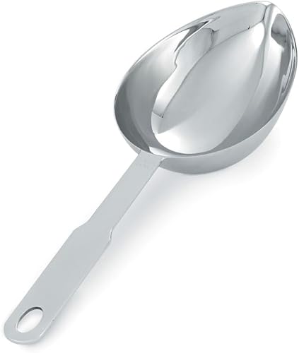 Taza de medir de acero inoxidable resistente en forma oval de Vollrath, Anaranjado, 1