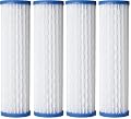 AO Smith 2.5"x10" 40 Micron Sediment Water Filter Replacement Cartridge - 4 Pack - For Whole House Filtration Systems - AO-WH-PRE-RPP2