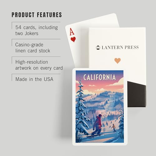 Baraja de Poker California Shred The Gnar 52 Cartas miniatura 3