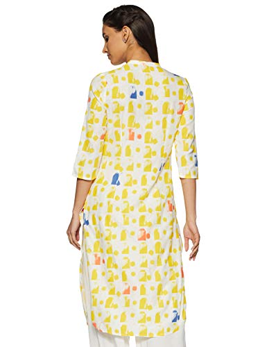 W for Woman Women's Synthetic Kurta - Image 3