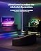 MEREDO Soundbar für TV Geräte mit Subwoofer 3.1 Kanal PC-Gaming Soundbar RGB Audio Sync Licht BT 5.3/HD-ARC/Optisch/AUX/USB TV Computer Lautsprecher für Desktop/Laptop Spielkonsolen Heimkino