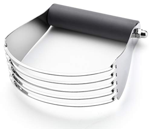 Image of Spring Chef Large Dough Blender For Baking - Durable Pastry Blender - Gray