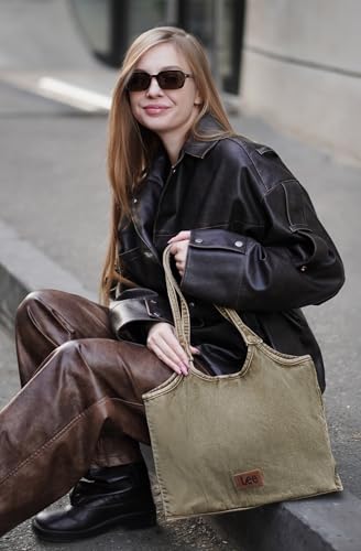 Bolso Tote de mezclilla Lee para mujer miniatura 2
