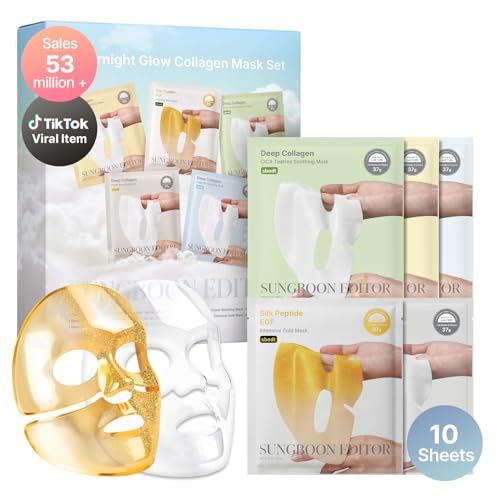 SUNGBOON EDITOR Deep Collagen Overnight Glow Mask Set