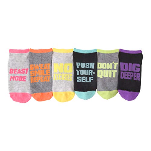 Image of K. Bell women's Fun Food & Drink Low Cut Socks - 6 Pairs - Cool & Cute Novelty Gifts