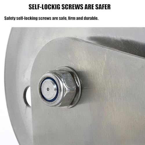 Argano a mano in acciaio inox con freno automatico, verricello a manovella portatile per movimentazione, sollevamento e trazione del carico