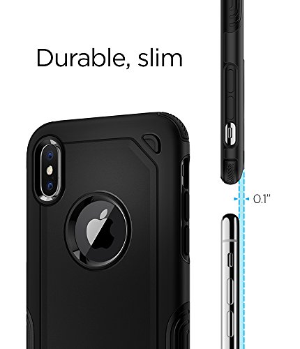Cover iPhone X, Spigen [Hybrid Armor] Custodia