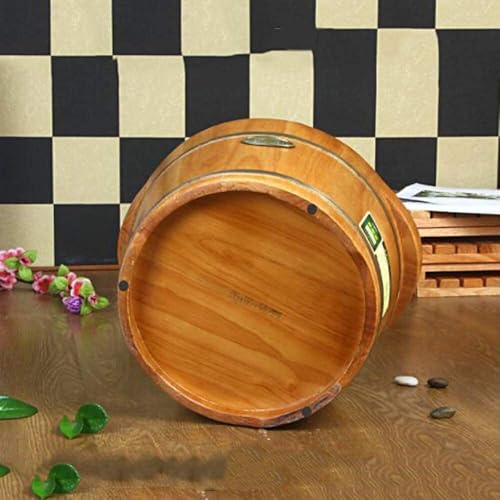 Palangana para baño de pies de roble natural miniatura 4