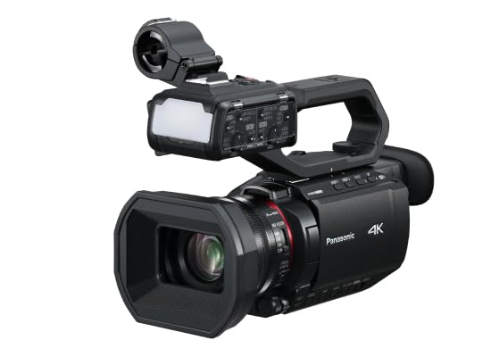 Image of Panasonic X2100 4K Camcorder for Directors, Wide Angle Telephoto Lens with 24X Zoom, Hybrid O.I.S.,Lightweight Heat Dispersing Design, Detachable Handle - HC-X2100J