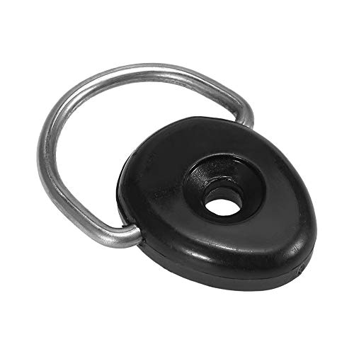 Fivela, Romacci 10 unidades Kayak Oval D Rings com kit de parafuso Deck Loop Montagem Kit de amarraç