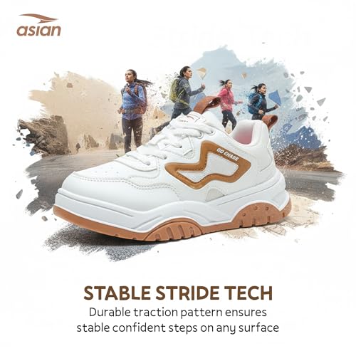Image of ASIAN Nancy-06 Women's Sneakers | Lightweight Casual Shoes for Women & Girls | Trendy Design, Cushioned Comfort, Durable Sole
