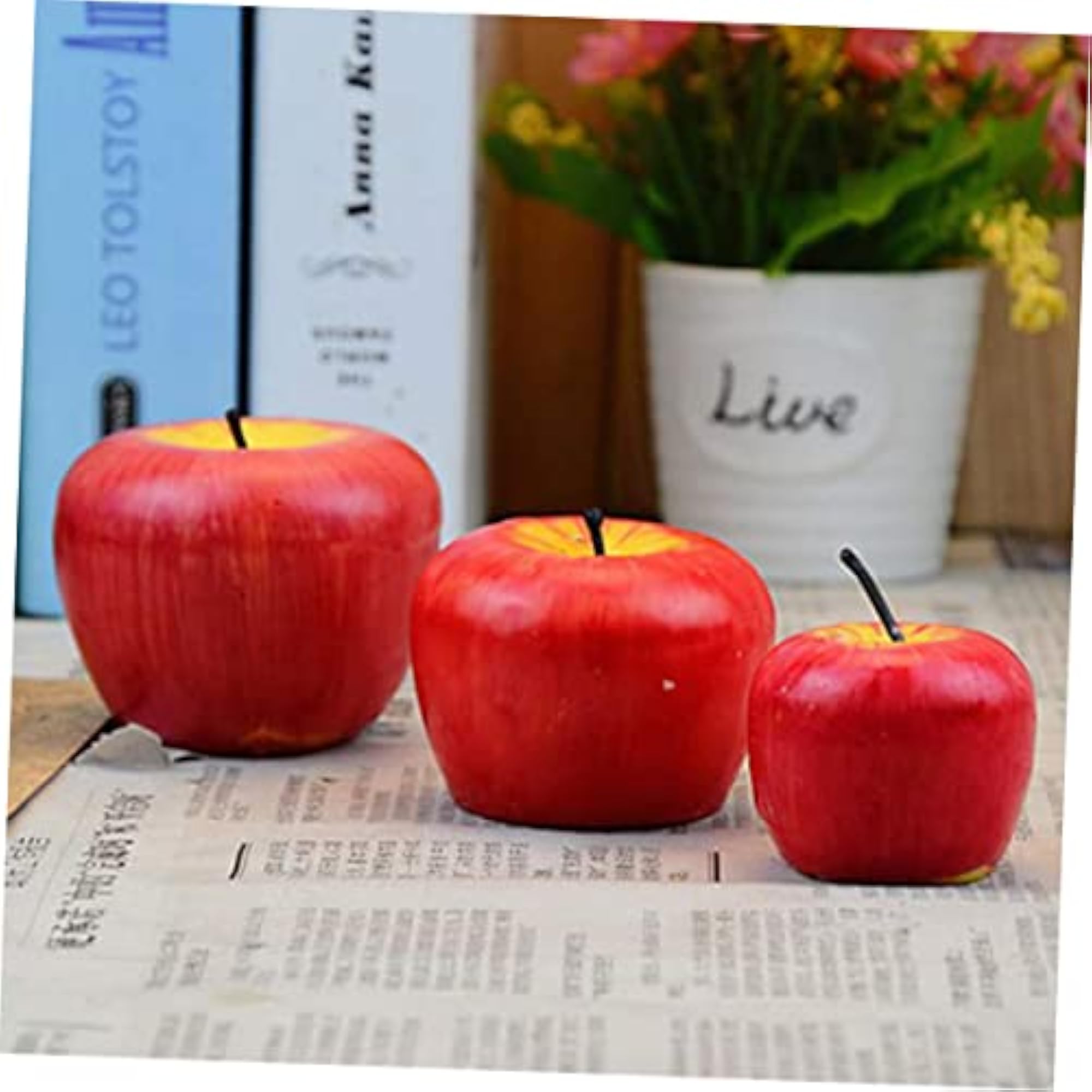 Mini Size Artificial Fruit Candles for Christmas Decorations