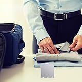 Fyearfly Spiegel mit Saugnapf Badezimmerspiegel beschlagfrei Handspiegel für Nassrasur und Makeup rechteckige Form Robustes PMMA Material 13.8 x 13cm inklusive Saugnapf