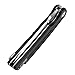 Sitivien ST137 Folding Knife,D2 Satin Blade,G10 Handle EDC Tool Knife for Outdoor Hiking Camping Fishing(Black)