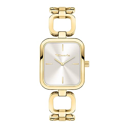 Tamaris Damenuhr – Schmuckbanduhr für Damen rund & eckig - Elegante Armbanduhr mit Schmuckband in Silber, Gold, Roségold, Schwarz, Grün