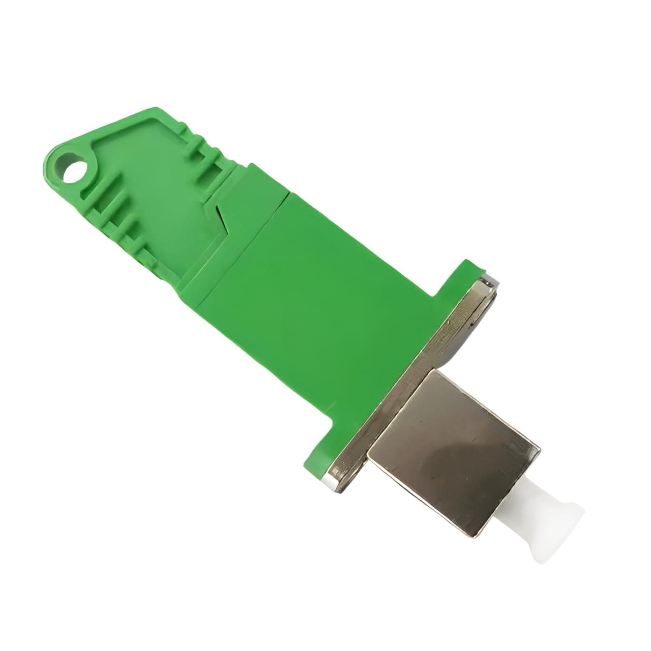 Elfcam - Adaptateur à Fibre Optique Câble Monomode Simplex E2000/APC Female à LC/APC Female, Lot de 1