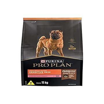 PURINA Pro Plan Ração Pro Plan Pele Sensível Cães Adultos Médios E Grandes 15Kg