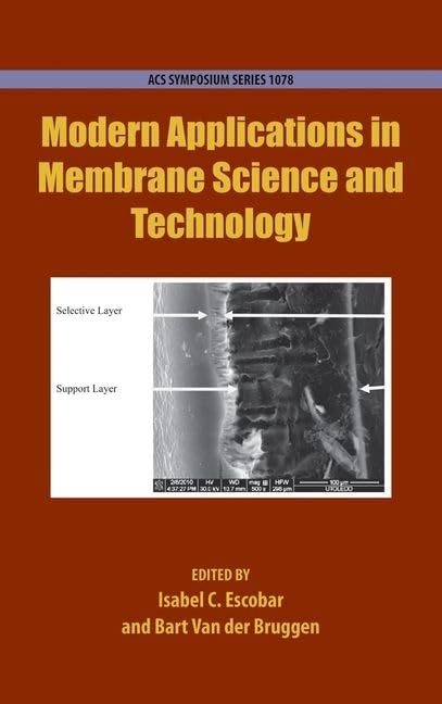 Buy Modern Applications in Membrane Science and Technology: 1078 (ACS Symposium) — BookShops.in