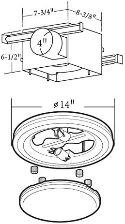 Hunter 90052 Saturn Decorative Bathroom Ventilation Fan with Light, Satin White