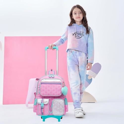 Mochila Infantil Menino Menina Escolar Mochilas Rodinha Mochila De Bordo Kit Casual Infantis Rodinha