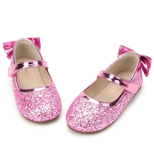 Image of PANDANINJIA Toddler Dress Shoes Flower Girls Ballet Flats