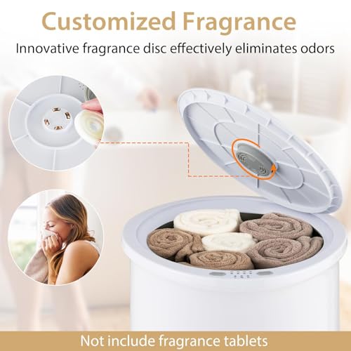 Sèche-serviettes 23L ABS durable blanc pour salle de bain moderne