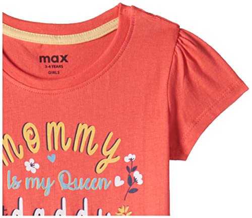 Image of Max Girl's Cotton Regular Fit T-Shirt