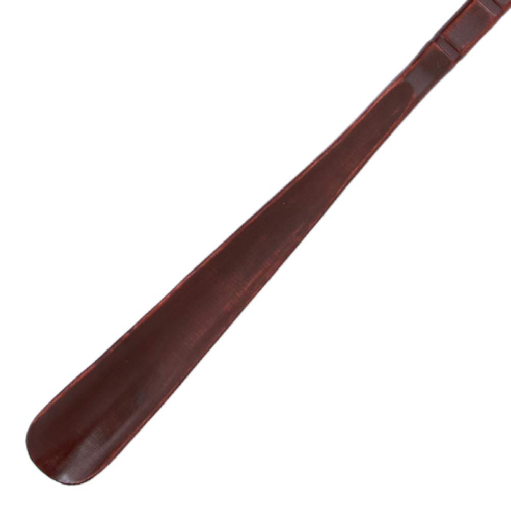 Cuchara para Zapatos Cuerno de Madera Levantador de Zapatos Levantador de Zapatos de Madera Extractor de Zapatos Calzador súper largo-55 cm
