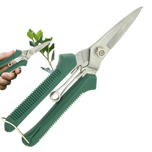 Renchey Tijeras de Jardinería | Recortadoras de Plantas de Interior Resistentes | Podadoras de Jardín Ergonómicas Antioxido, Tijeras de Precisión para Bonsáis y Setos
