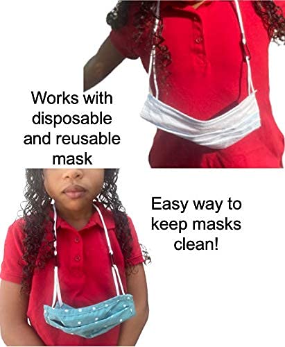 Pending GCCCLNKDS Mask Lanyard For Kids- Mask Holder For Kids- Adjustable Mask Strap- Breakaway- Mask Chain- Mask Holder Clip- Safety Face Mask Holder thumb #4