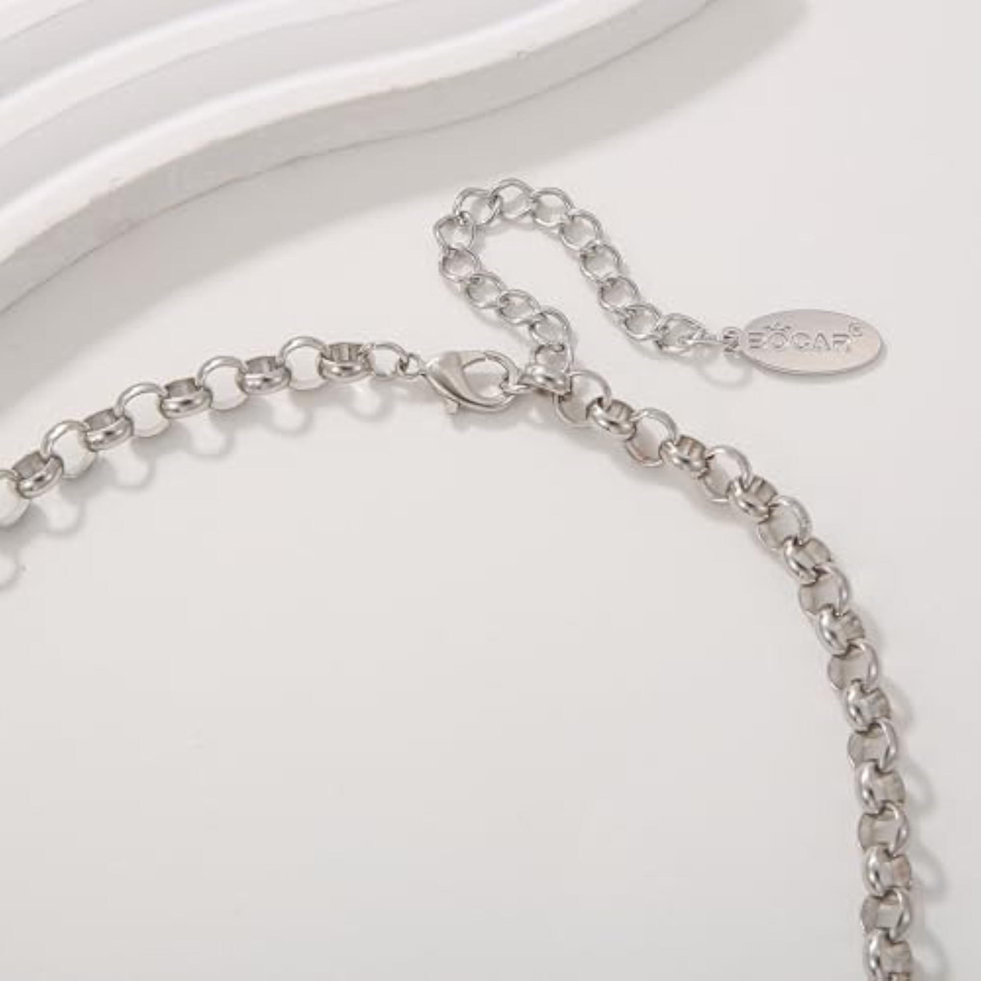 Women's Statement Beaded Necklace with Crystal Ball & Earrings Set