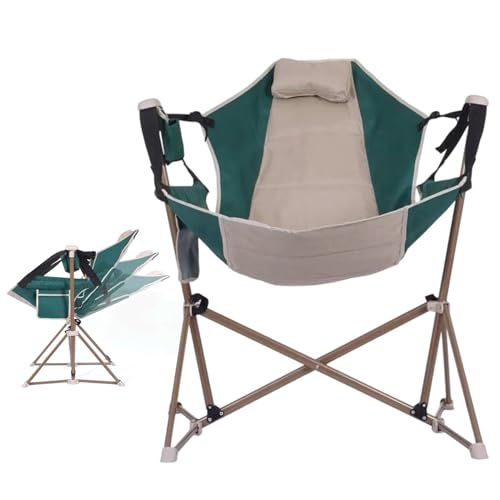 Silla de Camping – Asiento reclinable portátil, Silla de Campamento reclinable, para Viajes al Aire Libre, Viajes, Picnic, césped, jardín, Piscina