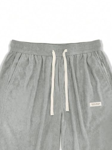 Image of ZAFUL Men's Corduroy Straight Leg Loose Fit Casual Pants