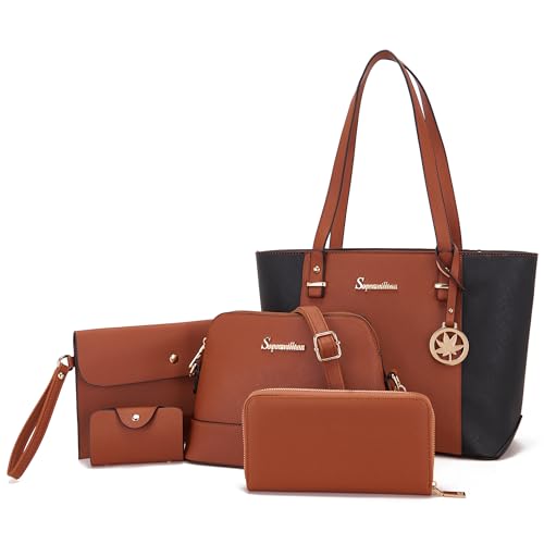 Bolso y Cartera para Mujer Set 5 Piezas Soperwillton miniatura 1