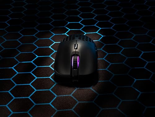 NEWSKILL Mouse da gioco wireless Arakne Elite, ricevitore nano a 2,4 GHz, illuminazione RGB personalizzabile, sensore ottico, 16000 DPI, 9 pulsanti programmabili, nero - Mouse gaming - Immagine 2